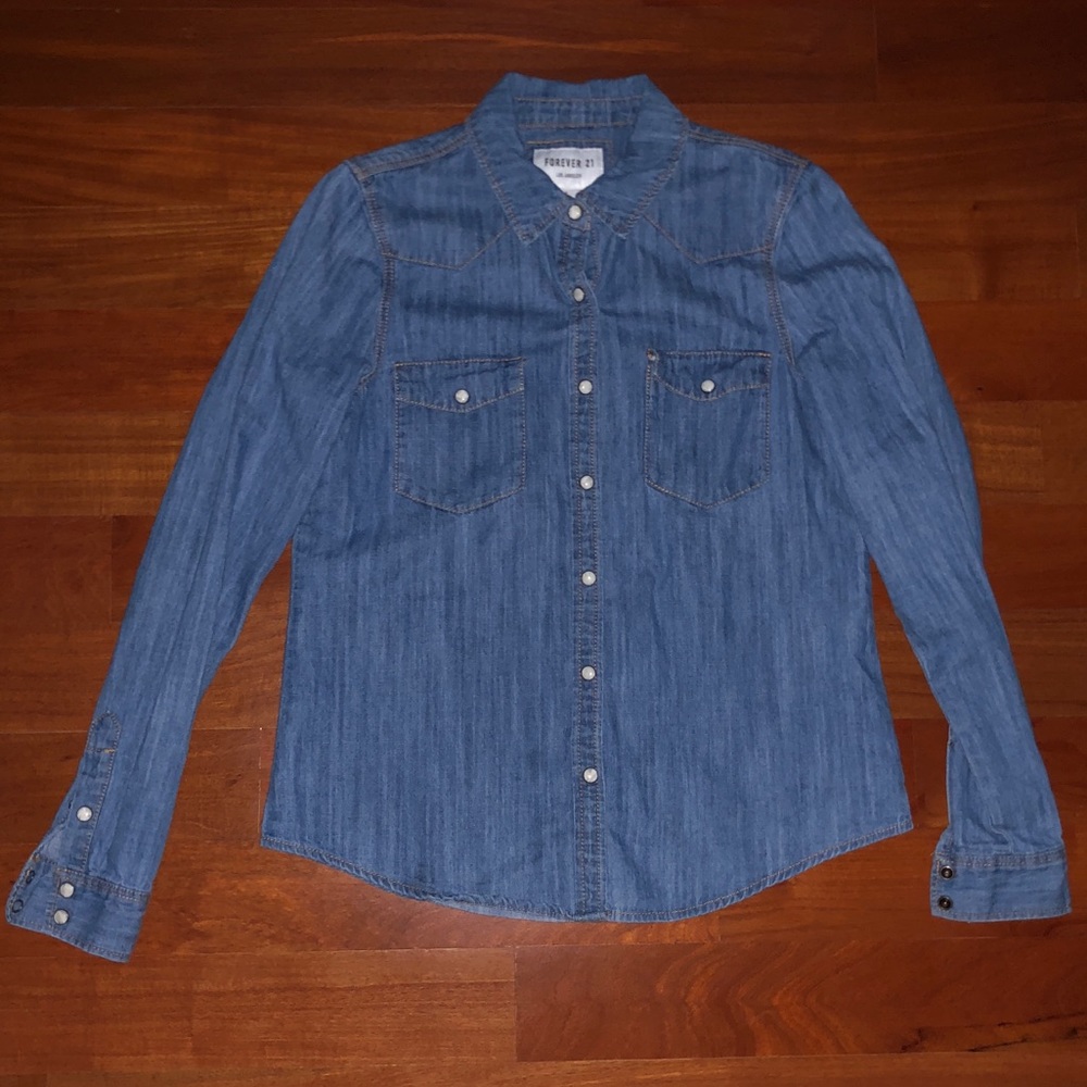 F21 Jean shirt